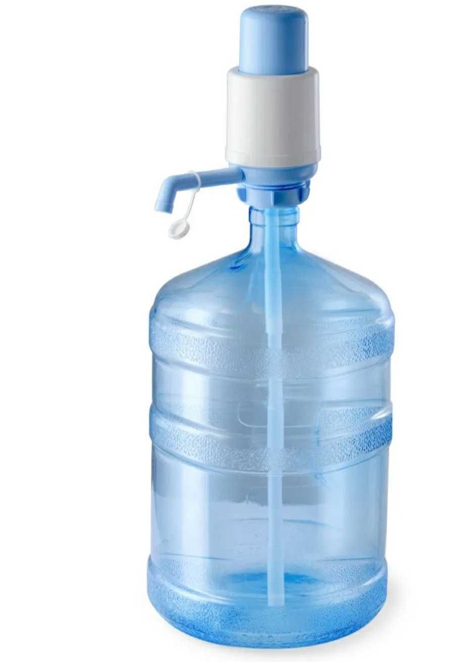 Продам 2 бутыля для воды пластиковые 19 литров и помпу