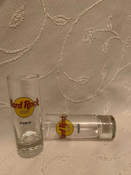 Чашки за шот Hard Rock Café Paris  2 бр Pair of Shot Glasses HRC Paris