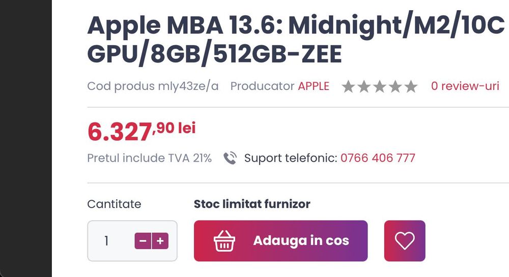 Apple MacBook Air 13,6" M2 8gb 512gb 99%