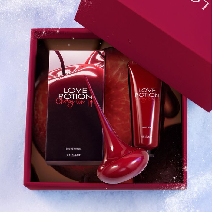 К-Т Love Potion Cherry on Top: парфюмна вода и крем за тяло Oriflame