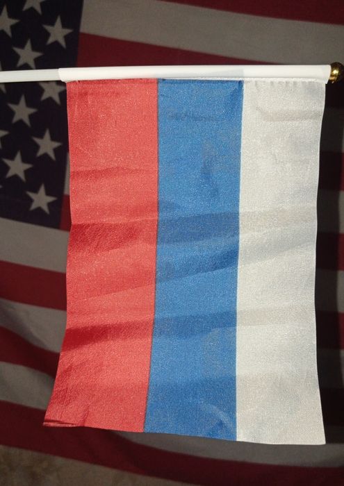 Флаг, флажок, триколор рф новый