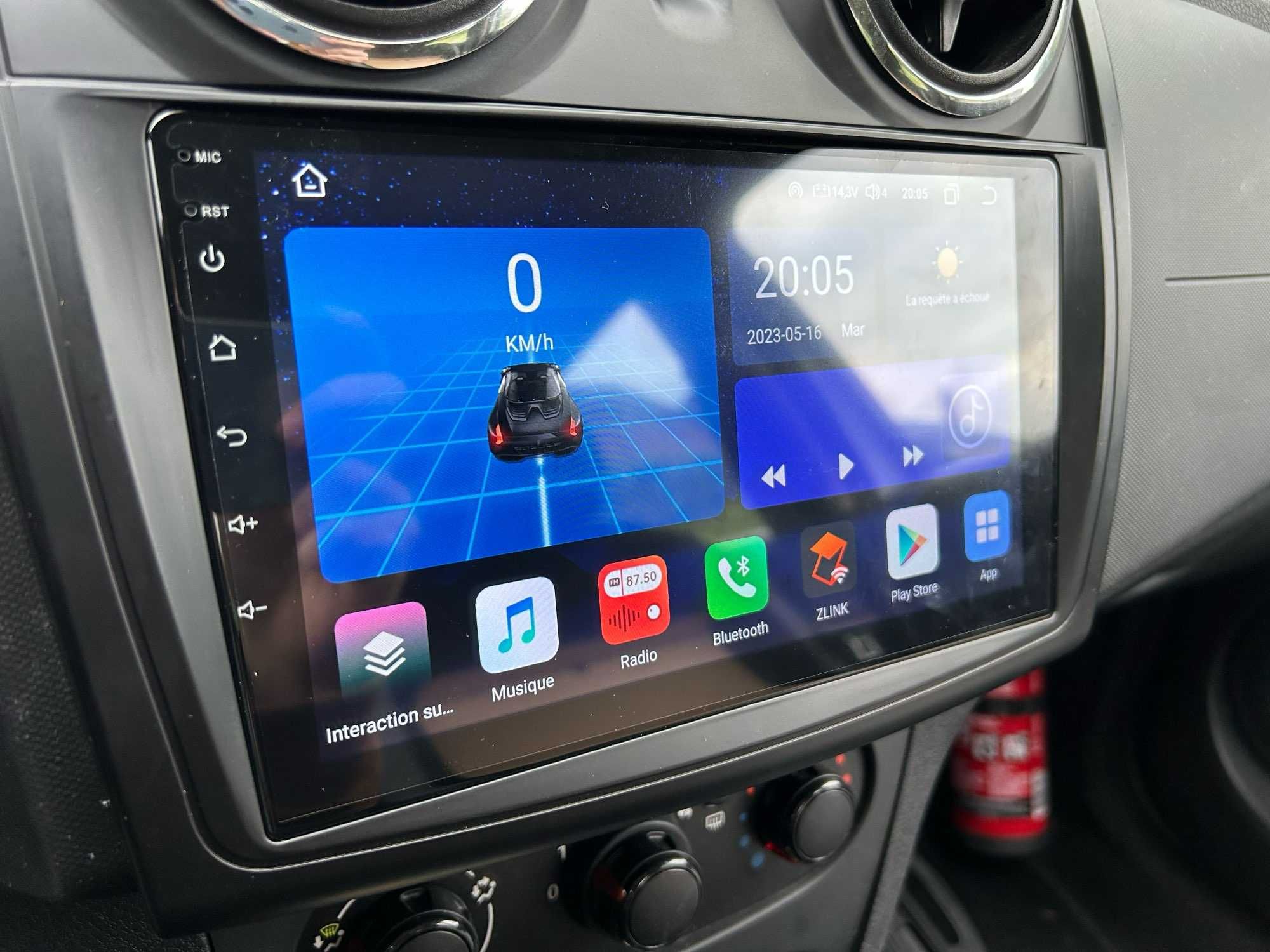 Navigatie GPS Android 14 Dacia Logan Sandero 2 - Android Auto CarPlay