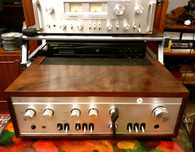 Amplificator  LUXMAN SQ-507X Solid State cu full recap, made in Japan