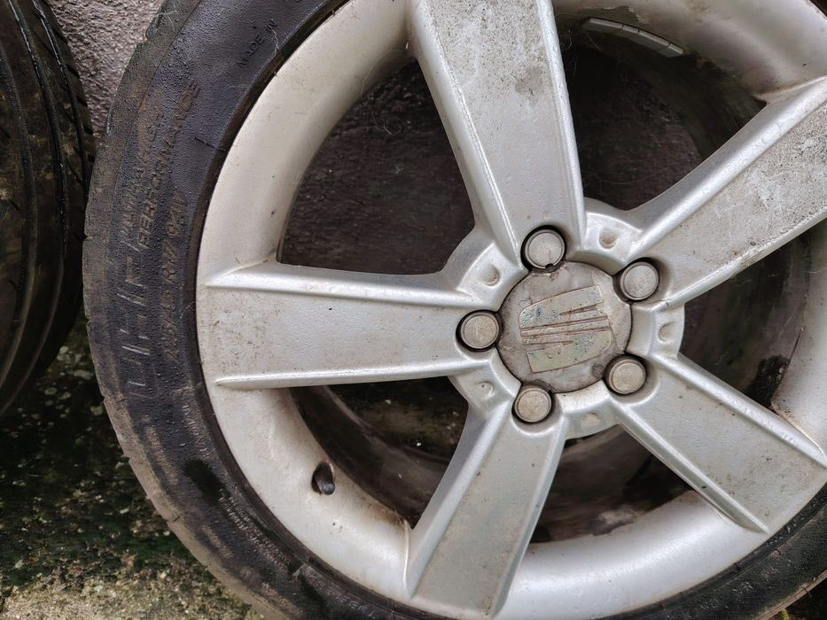 Jante de Seat Leon pe 17" cu tot cu cauciucuri de vară