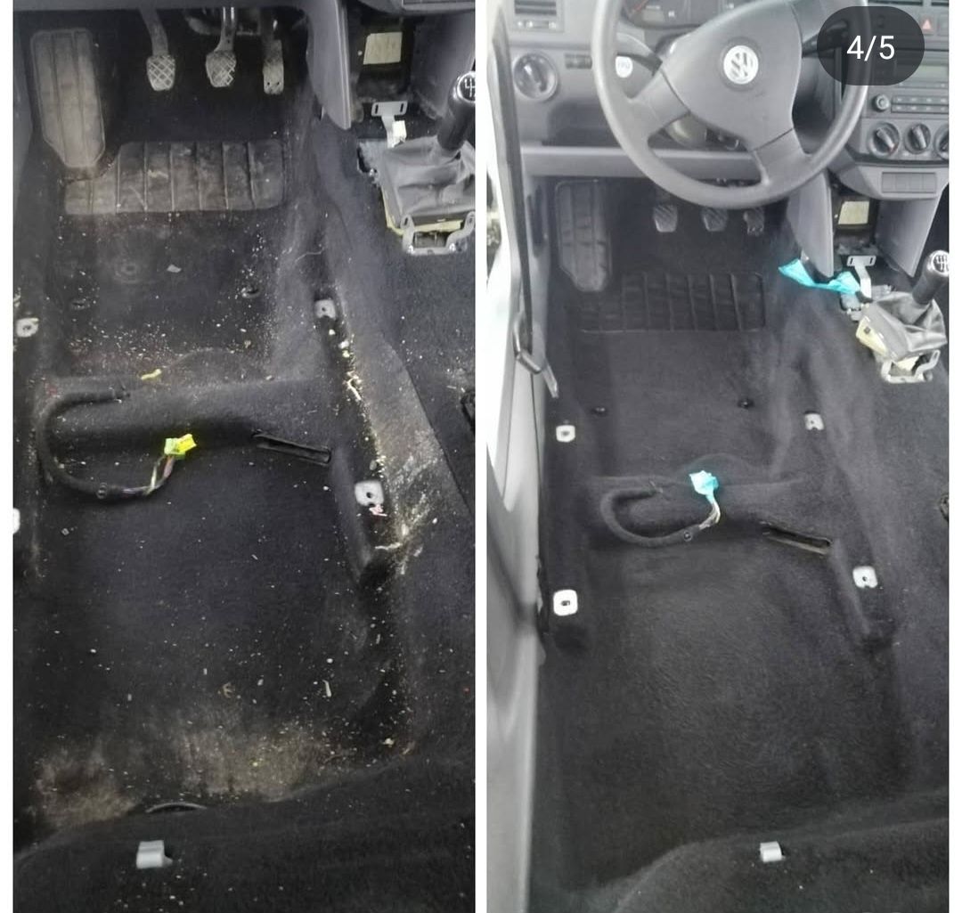 Curățare interior masina la domiciliu
