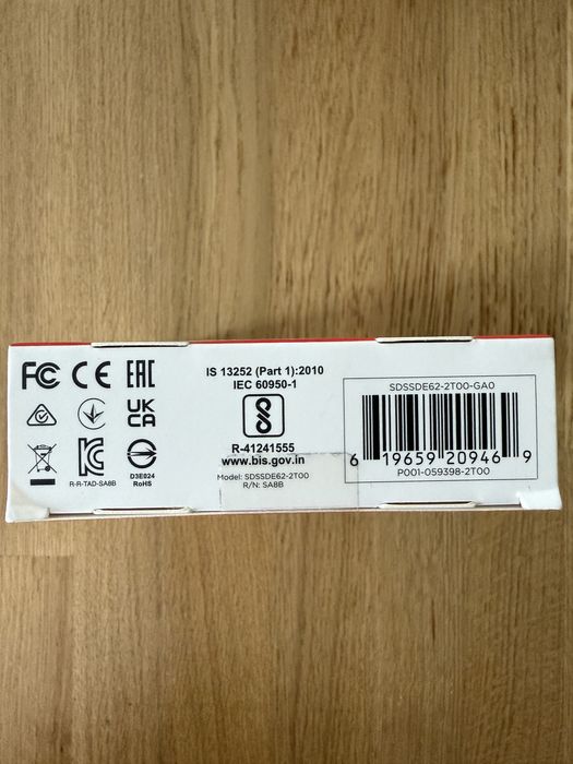 SSD portabil Sandisk Extreme 2TB