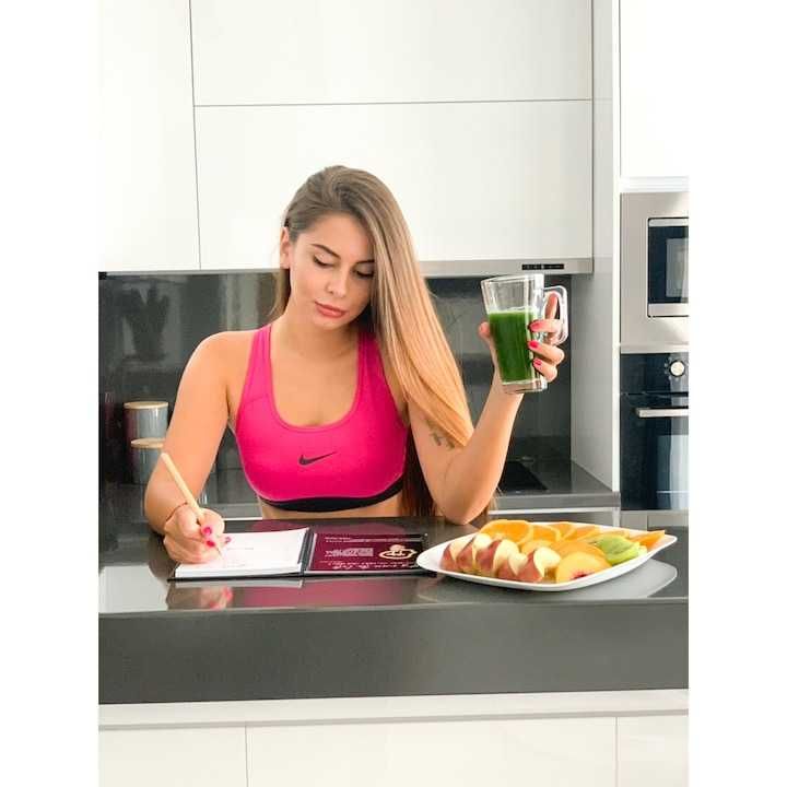 Фитнес и уелнес планер Aesthe Life COCO WELLNESS, черен