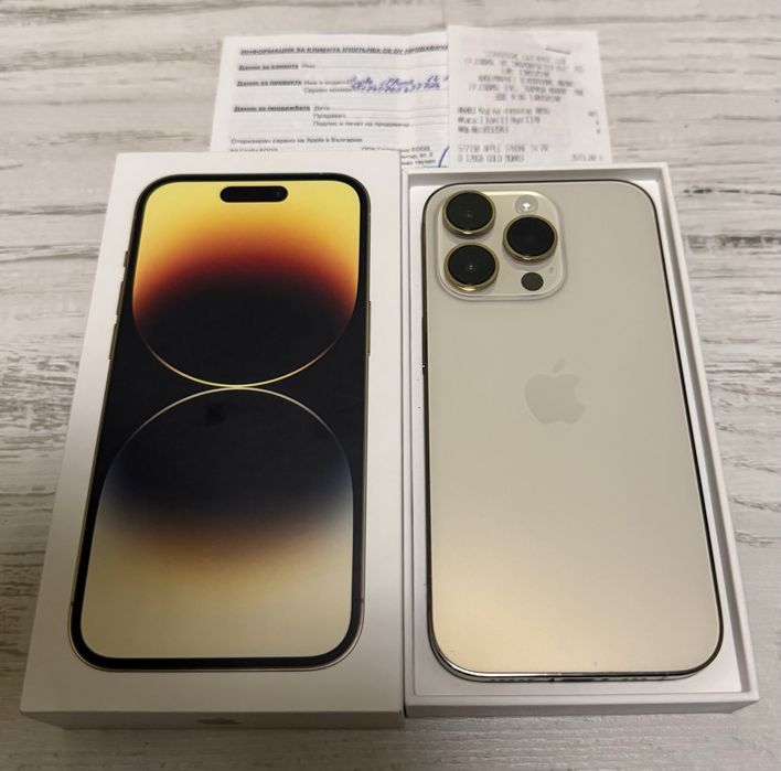 КАТО НОВ Iphone 14 Pro 128GB Gold ТЕХНОПОЛИС