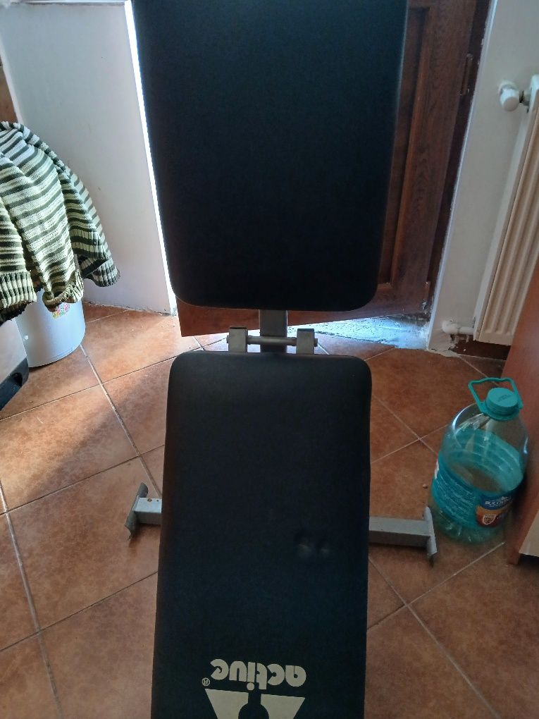 Masa lucru forță cu greutăți și 3 bare metalice