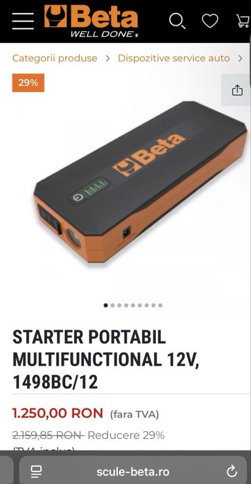 Starter portabil 12v Beta