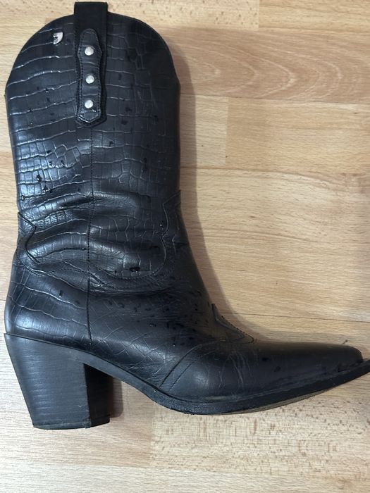 Классные сапожки - ковбойки или казачки 41 размера