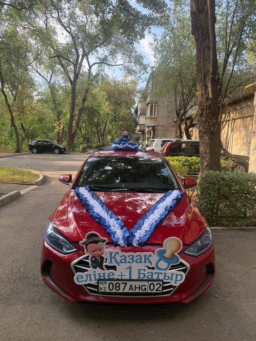 Оформление машины выписка роддом Перзентханадан шығару Мишка Тедди