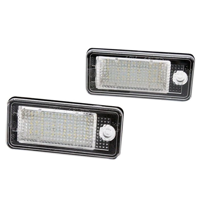 Lămpi Led număr înmatriculare Volkswagen, BMW, Audi, Skoda, Seat18 led