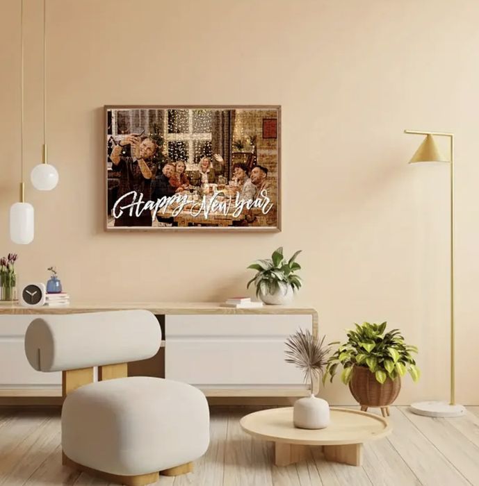 Персонализиран дървен пъзел със снимка 500 / 1000 части