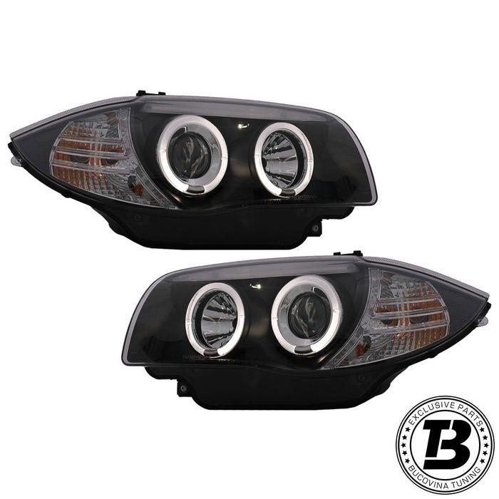 Faruri Angel Eyes compatibile cu BMW Seria 1 E81 E82 E87 E88