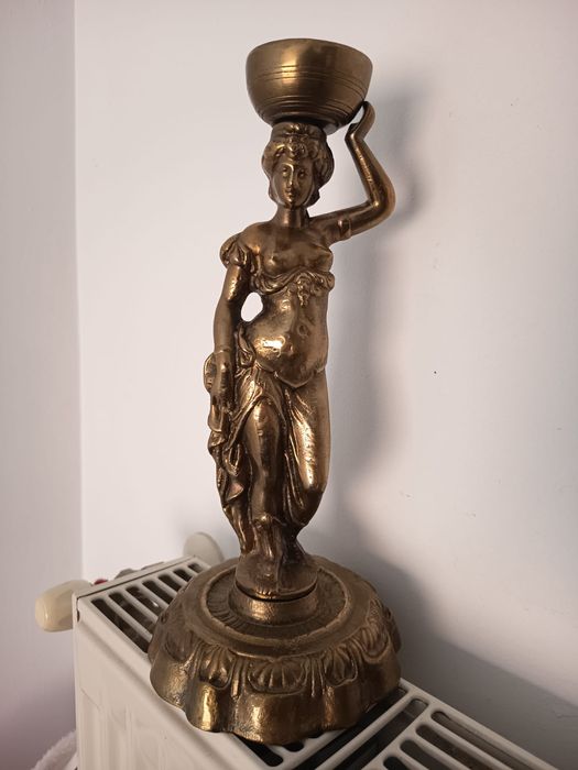 Statueta Veche Masiva Bronz/Alama Nud