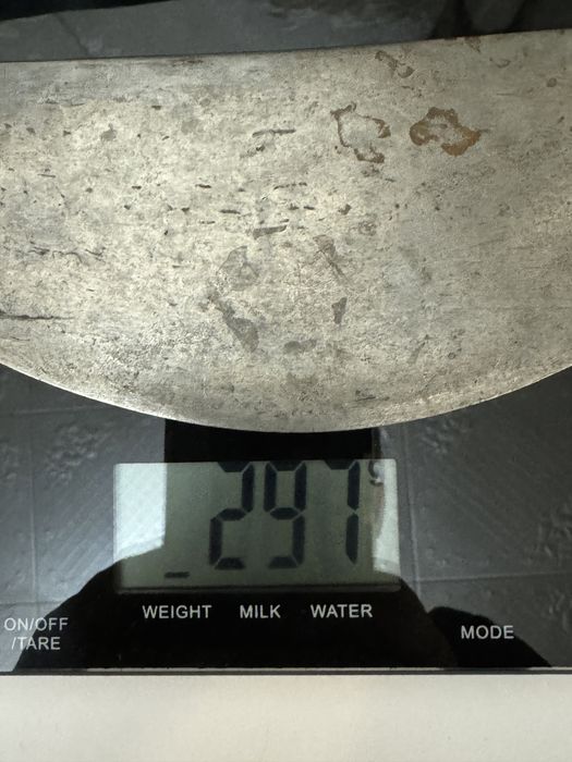 Cutit vechi, pentru tocat. Stanta fierar (macelarie, carne, ierburi)