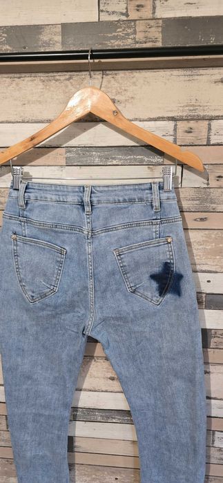 Дамски дънки с висока талия S-(x-166)