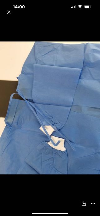 Престилки и халати, стерилни и нестерилни. Индивидуална изработка.