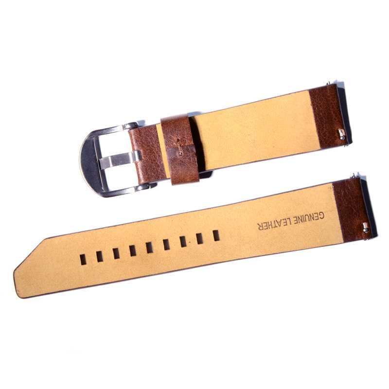 GL02 Кожена каишка за Apple Samsung Galaxy Watch Huawei Xiaomi Garmin