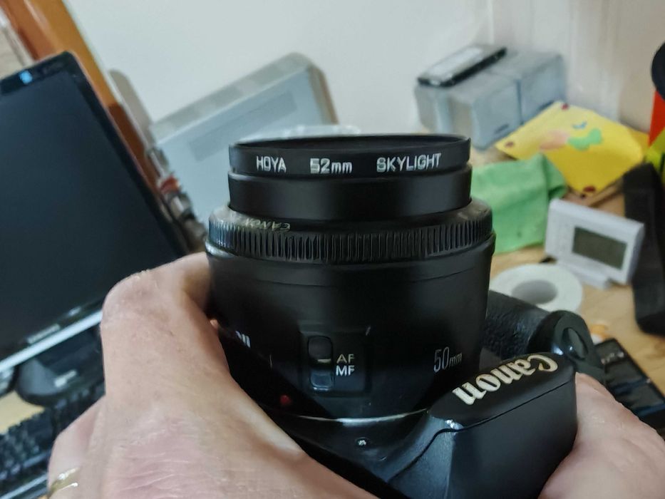 Aparat foto DSLR Canon EOS 500D stare perfecta, cu 2 obiective