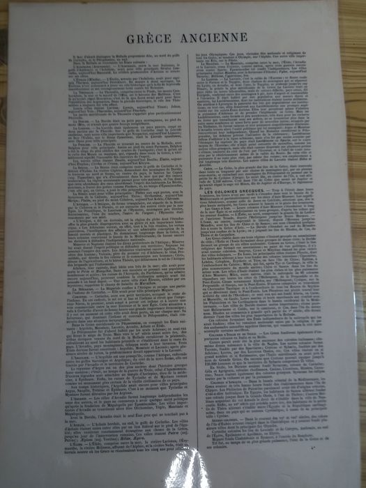 Harta veche a Greciei Antice