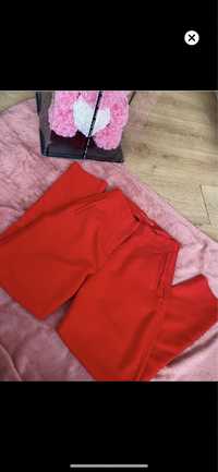 Pantaloni de costum rosii