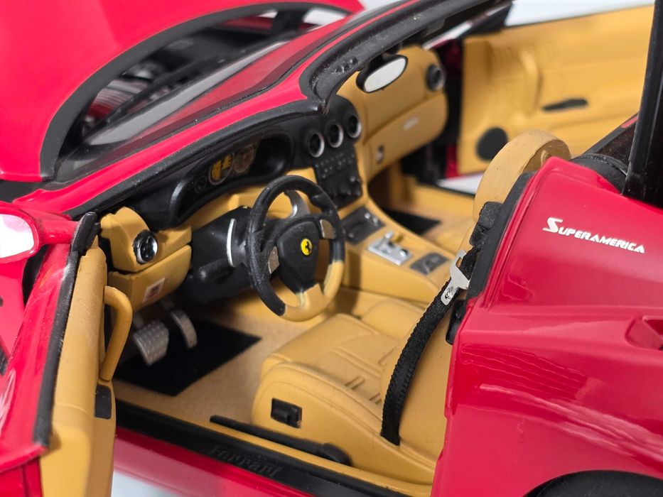 Macheta Auto 1/18 Hotwheels Elite Ferrari 575 Super America