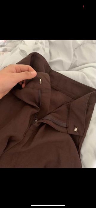 Кафяв дамски панталон