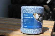 Rola fir albastru-alb fi 3mm 6x0.2mm 1000M pentru Vaci capre Oi
