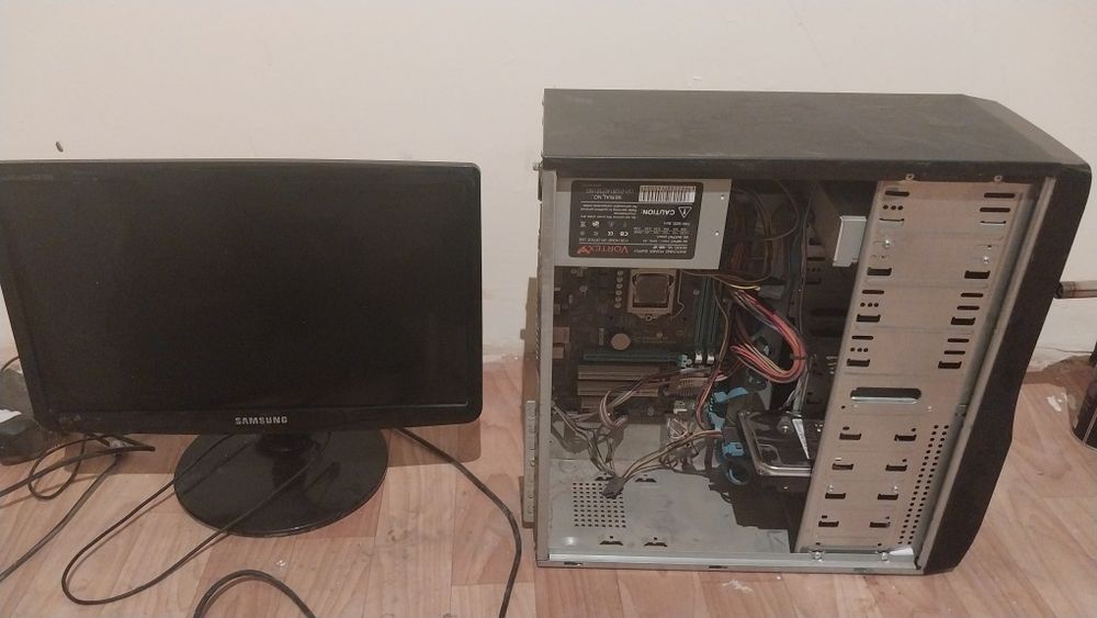 Монитор и процессор