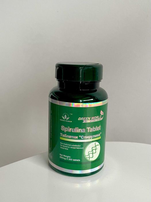 Spirulina Tablete 500bucati Control Greutate Intestin Sanatos Curatare
