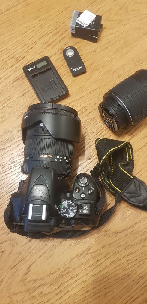 DSLR NIKON D5300 , SIGMA DC 17-50 1:2.8 EX HSM, AF-S Nikkor  55-200mm