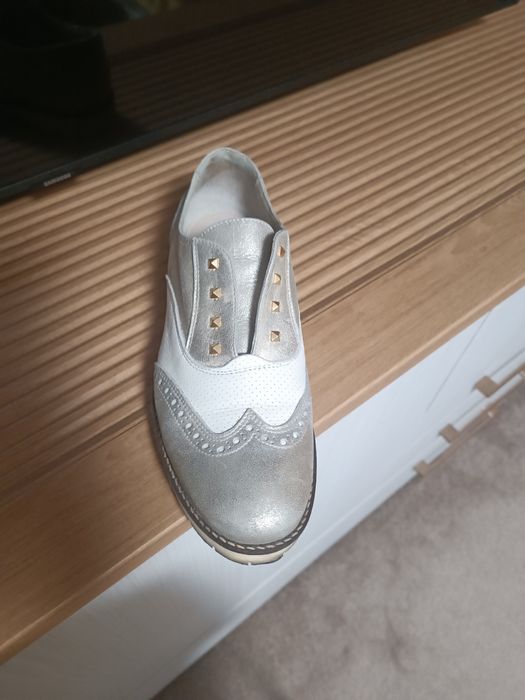 Pantofi italienești casual din piele