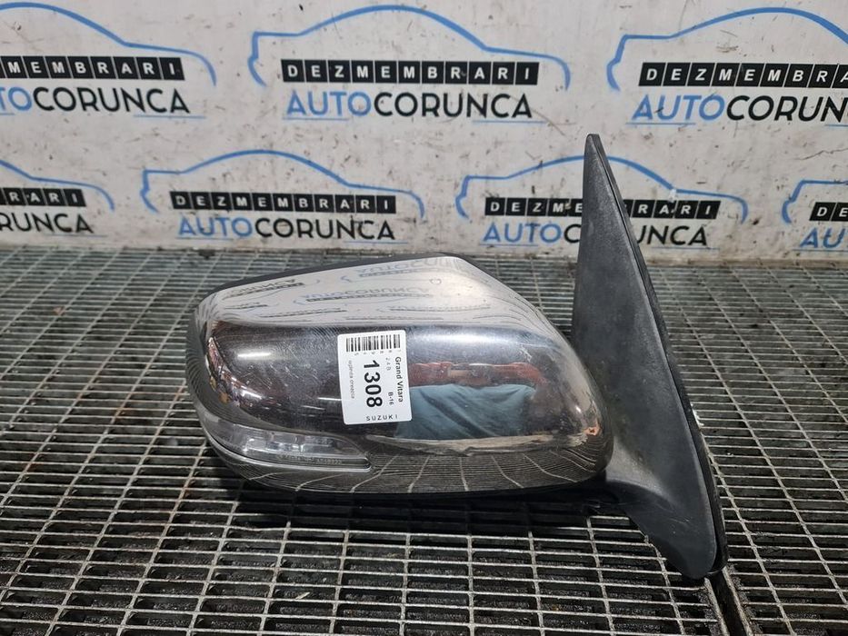 Oglinda dreapta Suzuki Grand Vitara - 4 Usi Negru (1308) Fara rabatare CU SEMNALIZARE