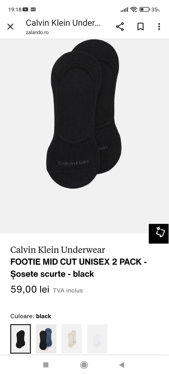 Calvin klein - Șosete scurte bărbați, invizibile ,ca Tommy ,polo etc