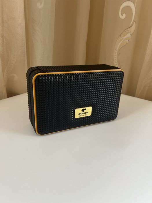 Преносима кутия за пури COHIBA хумидор с хигрометър и овлажнител