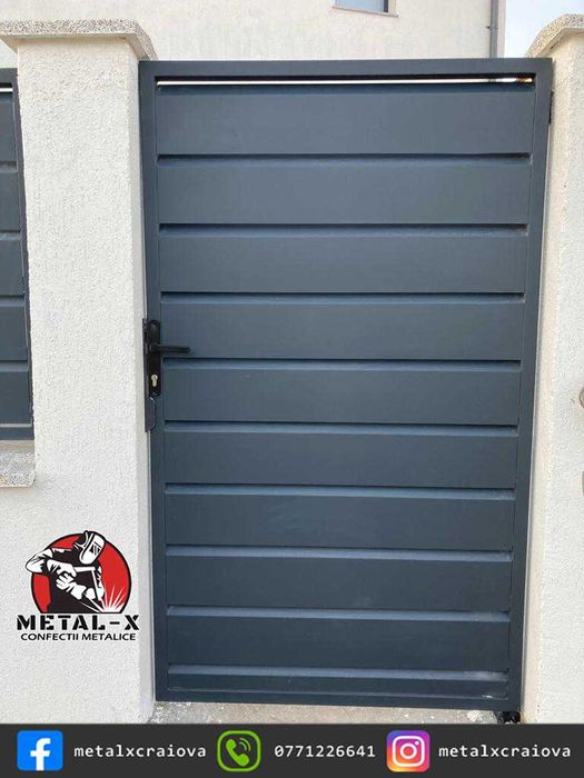 Fabrica de porti metalice tip jealuzea MONTAJ GRATIS