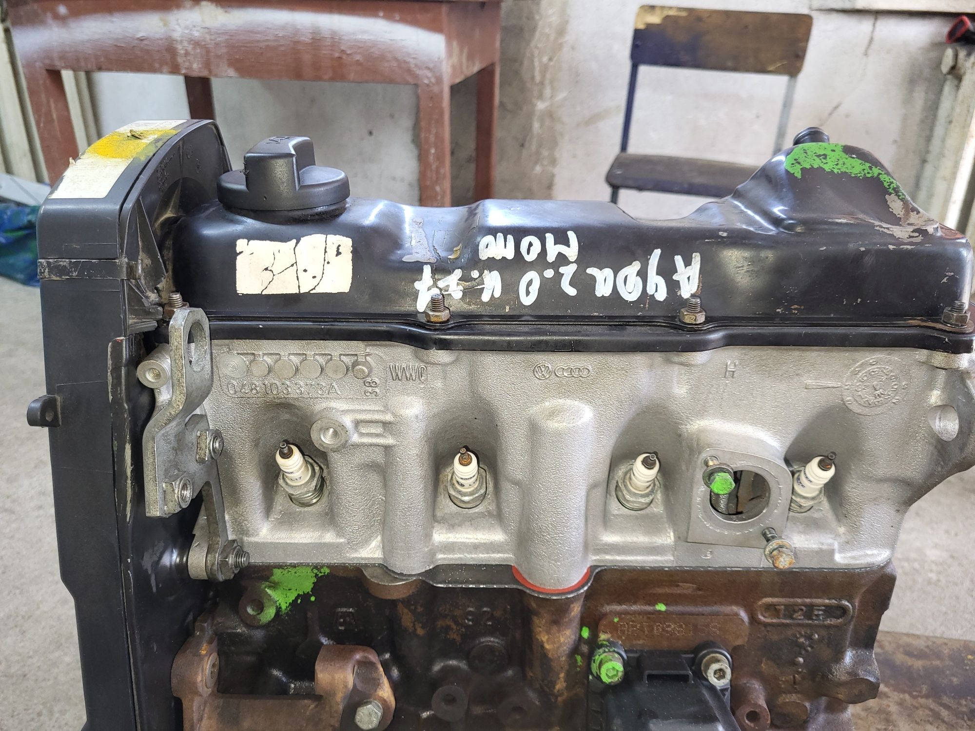 Двигатель на ауди б4 2.0 моно(обслуженный)