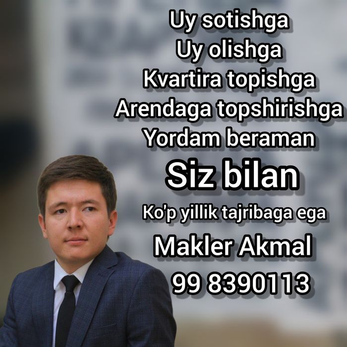 Qoyliq massiv 1 dan 2 xonali uy