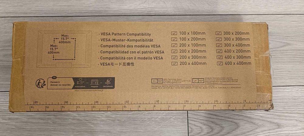 Suport TV Perlesmith pentru diagonale 66-177 cm, suporta 45 kg