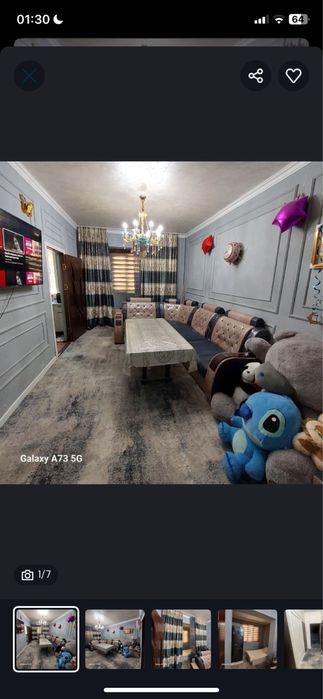 Arenda kvartira 3xonali