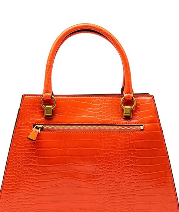 Оранжева чанта Guess