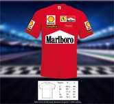 Tricou fan MICHAEL SCHUMACHER formula 1 Ferrari team