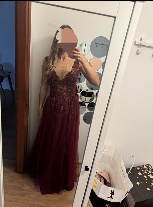 Rochie de ocazie Bordeaux