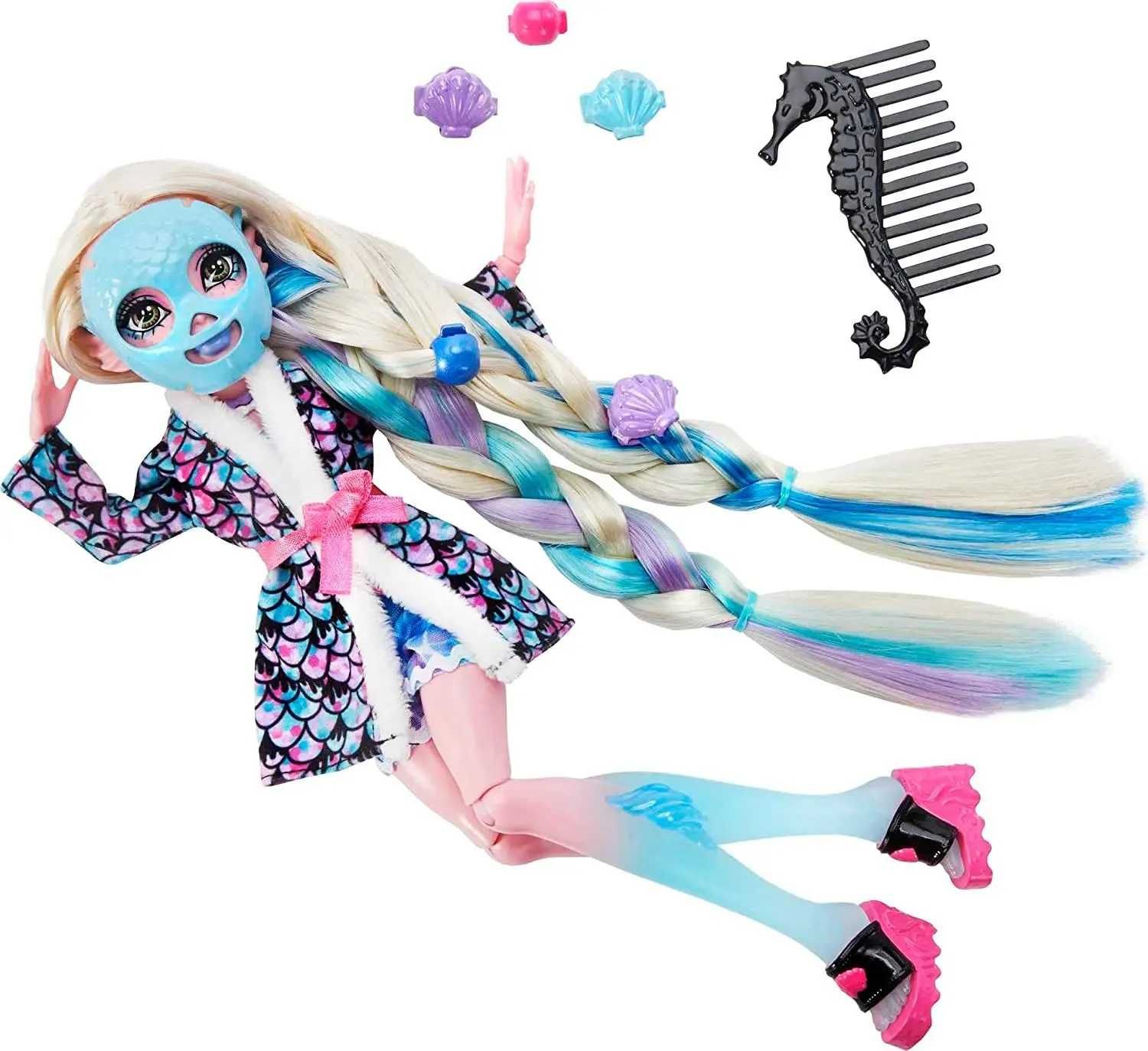 Кукла Monster High Лагуна Блю день в СПА HKY69