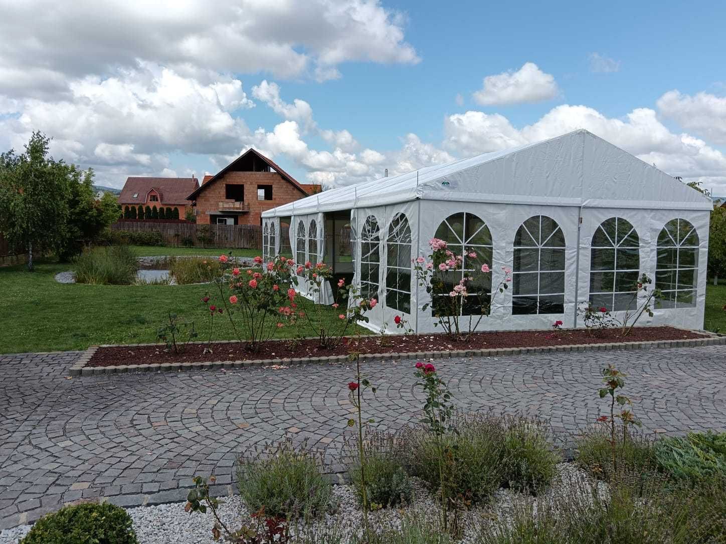 Cort eveniment 6x12x2,5(3,6) structura din AL. petrecere în natură