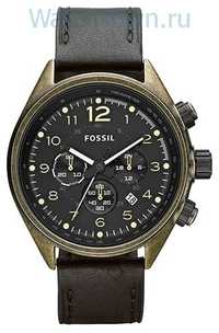 Наручные кварцевые брендовые часы FOSSIL с хронографом