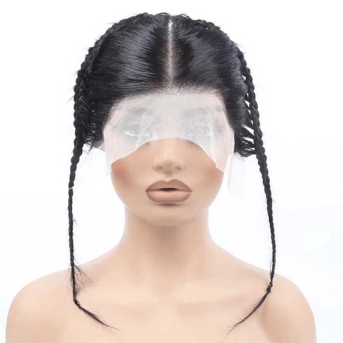 Тупе естествен косъм плитки