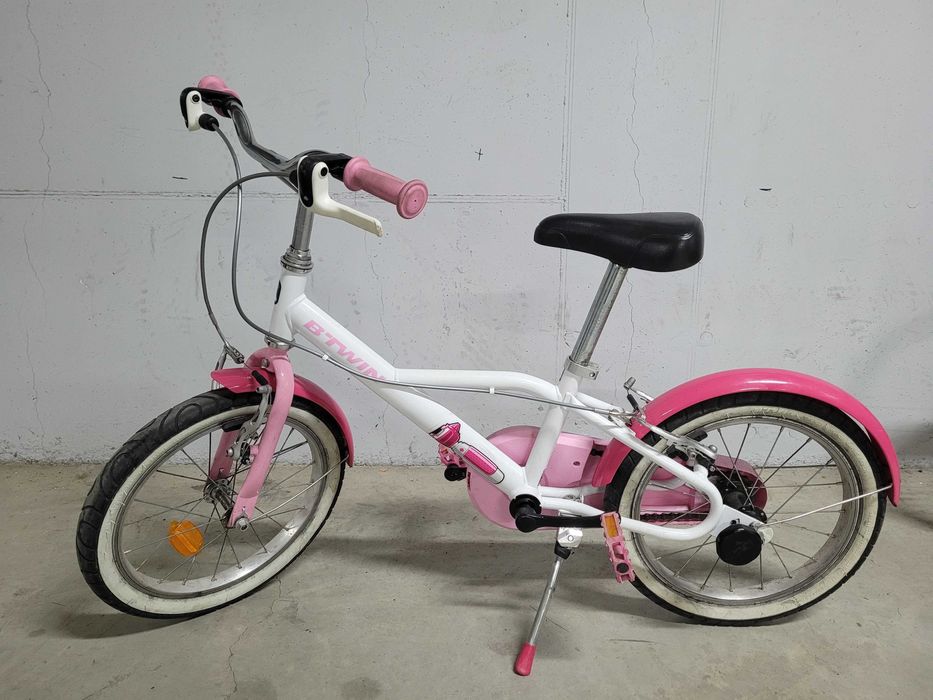 Bicicletă B'Twin 16 inch fete 4-6 ani